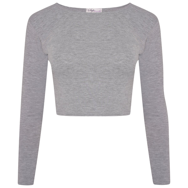Long Sleeves Crop Top