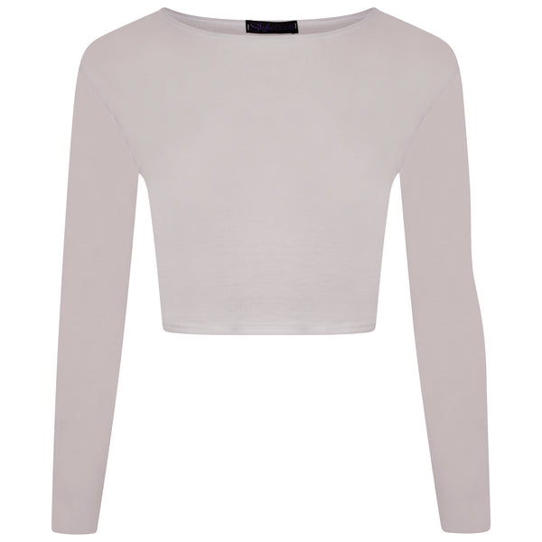 Long Sleeves Crop Top