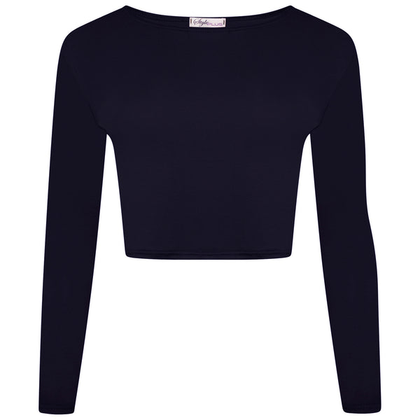 Long Sleeves Crop Top