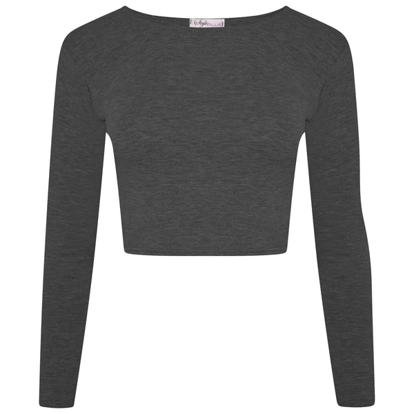 Long Sleeves Crop Top