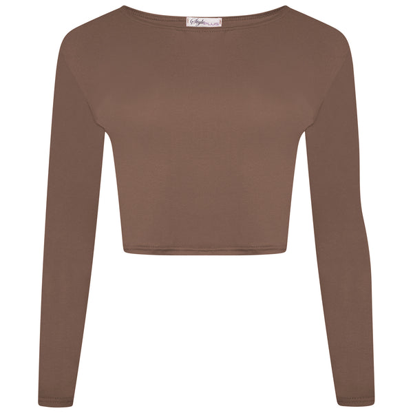 Long Sleeves Crop Top