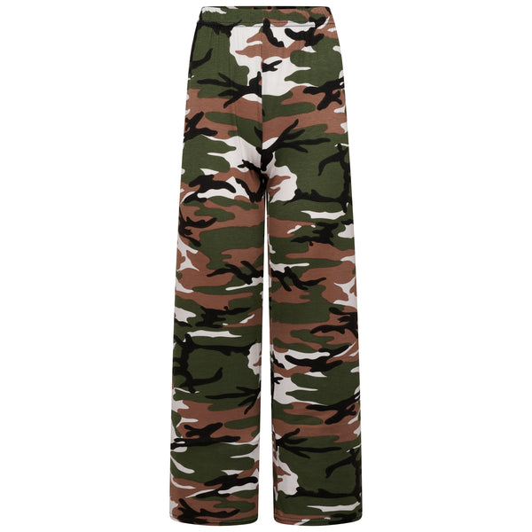 Printed Wide Leg Palazzo