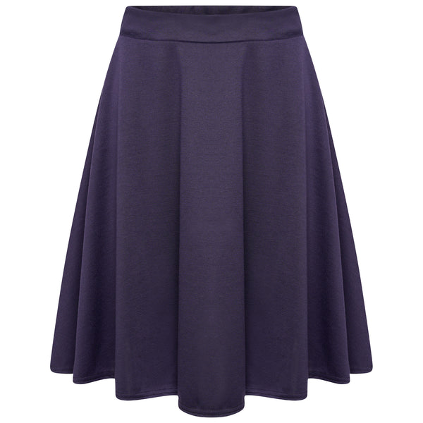 Long  Flared Skater Skirt