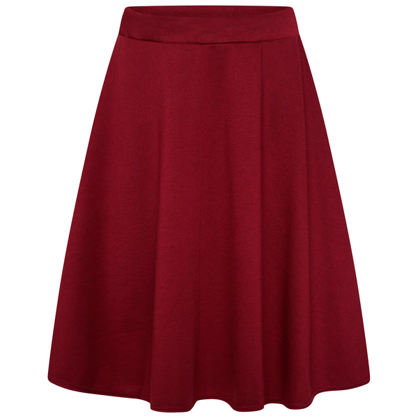 Long  Flared Skater Skirt