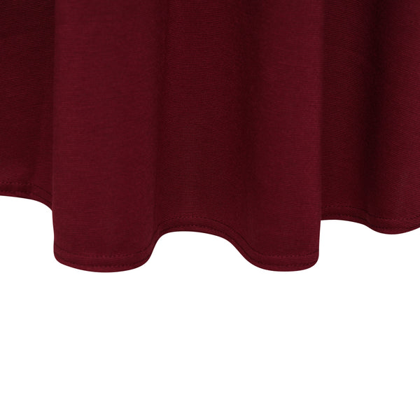 Long  Flared Skater Skirt