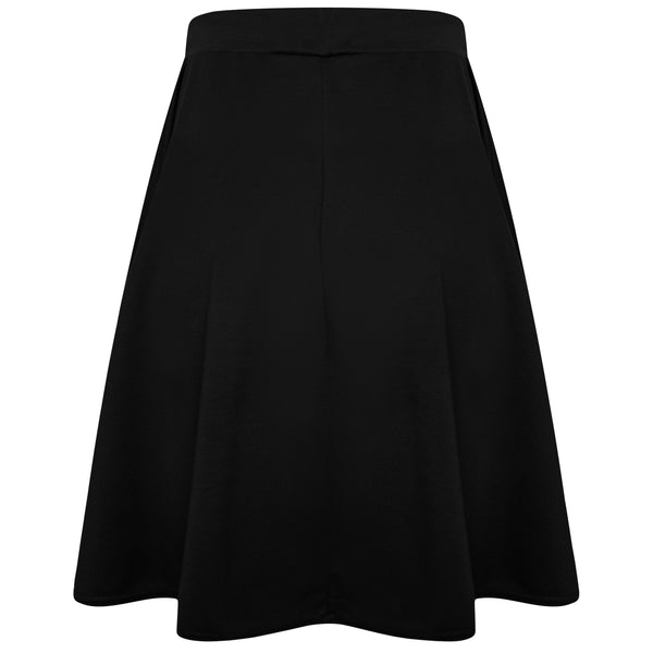 Long  Flared Skater Skirt