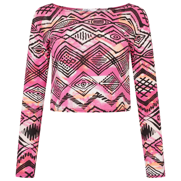 Long Sleeves Crop Top