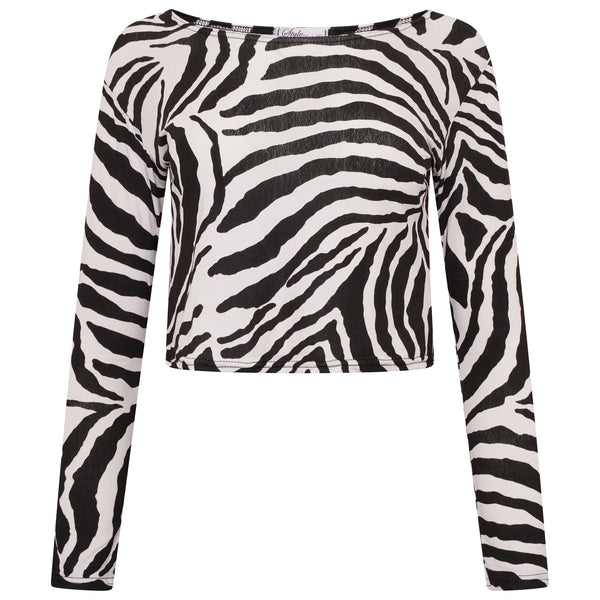 Long Sleeves Crop Top