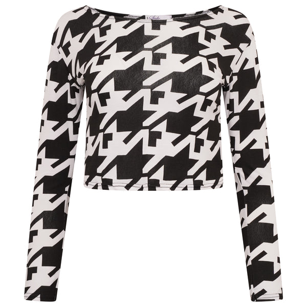 Long Sleeves Crop Top