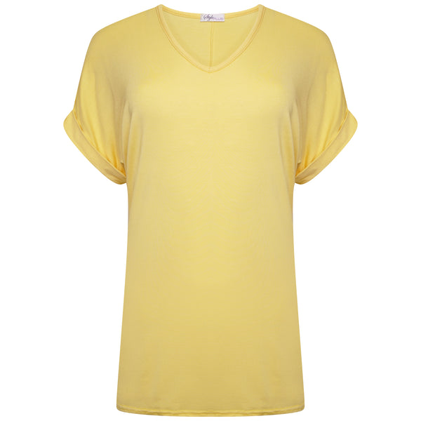 Baggy V Neck Top