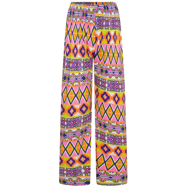 Printed Wide Leg Palazzo