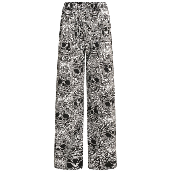 Printed Wide Leg Palazzo